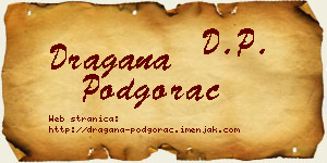 Dragana Podgorac vizit kartica